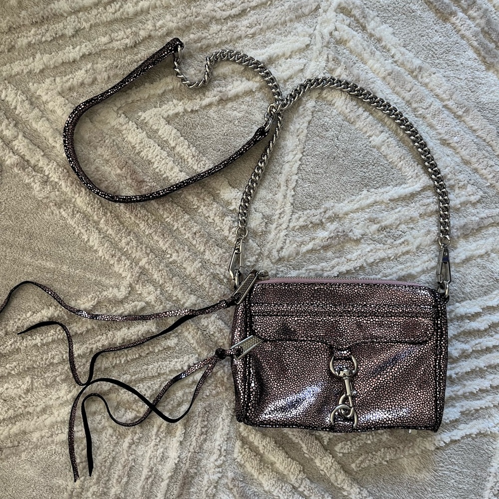 Rebecca Minkoff Mini Mac Gunmetal